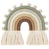 FANXIYA Arcobaleno Macrame da Parete, Arazzo da Arcobaleno Tessuto a Mano in Bohémien, Decorazione per la Casa a Decorazioni Cameretta Bambini (Colorato 1)