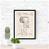 Nacnic Stampa artisticha sfondo VINTAGE, brevetto carta igenica. Manifesti con invenzioni e vecchi brevetti. Poster vintage, disegni, progetti, invenzioni famosi disegni.