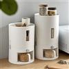 Lightakai Dispenser per cereali, 6 kg, per alimenti secchi, per cereali, riso, cereali, contenitore per riso rotante, con scala per Black Rice, Yellow Rice, Red Beans, Rice, ecc