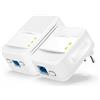 Tenda PH10 Kit Powerline WiFi, AV1000 Mbps su Powerline, 650 Mbps su Wi-Fi Dual Band, Porta Gigabit, HomePlug AV2, AC Powerline Extender con Tecnologia Wi-Fi Clone, Adatto Per Telecamera, IPTV, Xbox