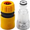 RiseNova Adattatore connettore acqua idropulitrice con set di filtri, per lavaggio auto ad alta pressione, raccordo per tubo da giardino, lancia spray a connessione rapida
