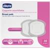 Chicco Coppette Assorbilatte con Antibatterico 30 pezzi