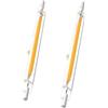 Generico Lampadina R7S LED 78mm Dimmerabile, 220V R7S 78mm 10W tipoE T3 Equivalente a 100W Lampada Alogena, LED COB 3000K Bianco Caldo 1000LM Sfarfallio, Illuminazione Fascio 360°, 2pcs