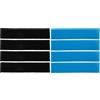 CYRENT Filtro di ricambio per condizionatore d'aria compatibile con Mitsubishi-Electric MAC-2330FT-E MAC-3000FT-E - Confezione da 8 filtri a carbone enzimatico 210 x 40 x 5 mm, nero e blu