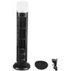 Elprico Ventilatore a Torre, Ventilatore a Torre Oscillante a 90°, Raffreddamento Rapido, Funzionamento Silenzioso, Ventilatore Portatile Senza Pale con Luce per L'ufficio della Camera