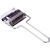 Warmhm Macchina per Pasta Manuale in Acciaio Resistente con Rulli Tagliapasta per Tagliatelle Uniformi Cutter Impasto Multiuso con Pannello Anti-scivolo Facile da Pulire e Resistente