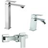 Mamoli Set miscelatori Mamoli Blade doccia esterno lavabo alto e bidet per piletta click clack