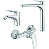 Mamoli Set miscelatori Mamoli Penelope doccia esterno lavabo alto e bidet