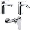 Arcdesign Selection Lavabo Bidet e Miscelatore doccia esterno Made in Italy in ottone cromato