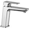 Arcdesign Selection Miscelatore lavabo con piletta Click Clack INCLUSA forma quadra cromo