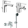 Mamoli Set miscelatori Mamoli Acquachiara gruppo vasca lavabo e bidet piletta INCLUSA