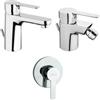 Mamoli Set miscelatori Mamoli Acquachiara incasso doccia una uscita lavabo e bidet piletta INCLUSA