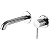 Arcdesign Selection Miscelatore lavabo a muro con piletta Click Clack INCLUSA forma tonda cromo