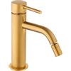 Arcdesign Selection Miscelatore bidet con piletta Click Clack INCLUSA forma tonda oro spazzolato