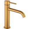 Arcdesign Selection Miscelatore lavabo con piletta Click Clack INCLUSA forma tonda oro spazzolato
