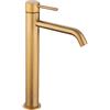 Arcdesign Selection Miscelatore lavabo alto con piletta Click Clack INCLUSA forma tonda oro spazzolato