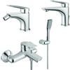 Mamoli Set miscelatori Mamoli Penelope gruppo vasca lavabo e bidet piletta INCLUSA