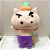 BANPRESTO Pastello Shinchan Mega Fluffy Buriburizaemon Peluche Veggie Costume...