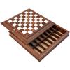 Italfama Scacchiera In Legno E Marmo 37X37Cm Con Contenitore Per Pezzi, Italia