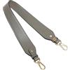 ZacLAy Manici per Borse in Pelle Tracolla per Borsa A Tracolla Lunga 60Cm Cintura per Borsa di Ricambio con Fibbia in Oro Argento, Grigio, Fibbia d'Argento