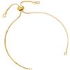 DOITOOL 4pezzi Bracciale Regolabile Ottone Semilavorato Chiusura Strappo Accessori Fai da Te Braccialetto Creazione Gioielli per Donne e Ragazze Oro Oro Bianco Nero