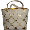 M Brc M*BRC Borsa Donna-Square Avorio H144