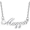 Bandmax Collana con Nome Personalizzabile Donna Uomo, 40+5 cm Regolabile Lunghezza Collana Donna Uomo in Acciaio, Argento/Nero/Oro Collana Personalizzata Gioielli con 4 Stili, Idee Regalo per Donne Uomi