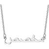 Bandmax Collana Nome Personalizzabile Donna 40+5 cm Acciaio Argento/Nero/Oro 4 Stili Idee Regalo Uomo