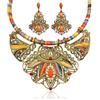 TENDYCOCO 1 Set Gioielli Messicani Per Le Collane Grosse Per Le Orecchini Di Perle Gioielli Bohémien Donne Collane Bohémien Da Bavaglini Abito Collana Vestire Mancare