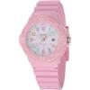 Casio Orologio da donna LRW-200H-4B2VCF rosa con cinturino in resina, Rosa, LRW-200H-4B2VCF