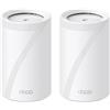 TP-Link Deco BE65 Tri-band (2,4 GHz/5 GHz/6 GHz) Wi-Fi 7 (802.11be) Bianco 4 Interno, Router - DECO BE65(2-PACK)