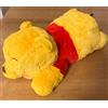 SEGA Disney Winnie the Pooh Guance rosse sdraiate LL peluche NUOVO dal GIAPPONE