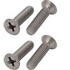 Ruilogod 4 PZ M4 Thread Metric Thread 16mm lunghezza testa piatta Phillips guidare la vite in titanio