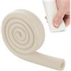 Generico Tubi per trampolino in schiuma, 1.0m Tubo in gommapiuma, ID 18 22 25 28 32 mm Tubo Isolante, Tubolare In Schiuma per Palestra Attrezzatura(Bianco,ID 22mm)