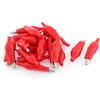 Generic NEW LON0167 Morsetti a coccodrillo coccodrillo a coccodrillo da 20 pz(20pcs rote Abdeckung elektrische Testkrokodilkrokodilklemmen Klammern