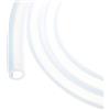Rebower Tubo Silicone 1m (3ft) 5mm ID 8mm OD Trasparente Tubo Plastica Industriale Silicone Puro Pompa, Sifonaggio, Drenaggio, Irrigazione, Birrificazione, 3/16 x 5/16