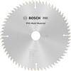 Bosch Accessories Bosch 1x Lama per sega circolare PRO Multi Material a filo | per Alluminio, Materiali plastici, Ø 230 mm, Professional Accessorio Seghe circolari a filo portatili