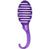 Wet Brush Shower Detangler, Prevents Breakage, Purple Glitter | Ultra Soft IntelliFlex Bristles Prevent Breakage and Split Ends, Gentle on All Hair Types, Purple Glitter Finish