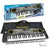 Bontempi Tastiera Digitale 15 4920 con 49 Tasti, Nero