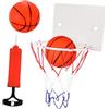 minkissy Mini Canestro da Basket da Muro per Ragazzo Ragazza Ventosa, Set Giocattolo Basket Indoor in Pp e Nylon 2 Palloni e Gonfiatore per Giochi Sportivi Stili multipli