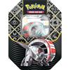 Pokémon TCG: Scarlet & Violet—Paldean Fates Tin — Iron Treads ex (1 carta promozionale Foil e 4 buste booster)