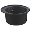 Grohe K200 Lavello in Materiale Composito, Vasca Singola, Granite Black, 38 cm x 20 cm