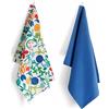 osama home GUZZINI - Strofinacci Cucina in Morbido Cotone Assorbente, Set con 2 Canovacci Cucina, Accessori Utili x la Casa Resistenti e Durevoli nel Tempo, Accessori Cucina con Gancetto Lavabili a 40° e Stiro