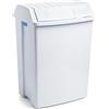 TATAY Contenitore Differenziata con Coperchio Basculante 49L | Per Interni | Per Sacchetti da 30L a 50L | Plastica Resistente Senza BPA | 40x33,5x57,5 cm, Bianco, Carta