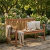 MIlani Home LIGULA - panca da giardino in legno di teak 3 posti