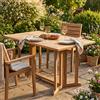 MIlani Home CHOROS - tavolo da giardino pieghevole in legno di teak