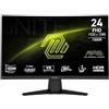 MSI MAG 244C - Monitor da gioco da 24, 1920 x 1080 (FHD), 180 Hz, Adaptive-Sync, HDMI, DisplayPort, montaggio VESA, inclinabile, regolabile in altezza, altoparlante, 1 ms, nero