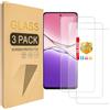 Lucyliy (3 confezione) Compatibile con per Blackview Shark 9 Pellicola di protezione dello schermo,Case Friendly [9H Hardness][Alta definizione Anti Scratch]