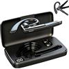 TICFOX Auricolare Bluetooth Senza Fili Leggero Single Ear BT 5.1 Mani Auricolari per Affari Ufficio Guida ABS PC 11x6x2cm