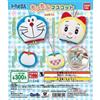 Bandai Doraemon Fluffy Mascot set completo di 4 Bandai Gashapon Japan nuovo
